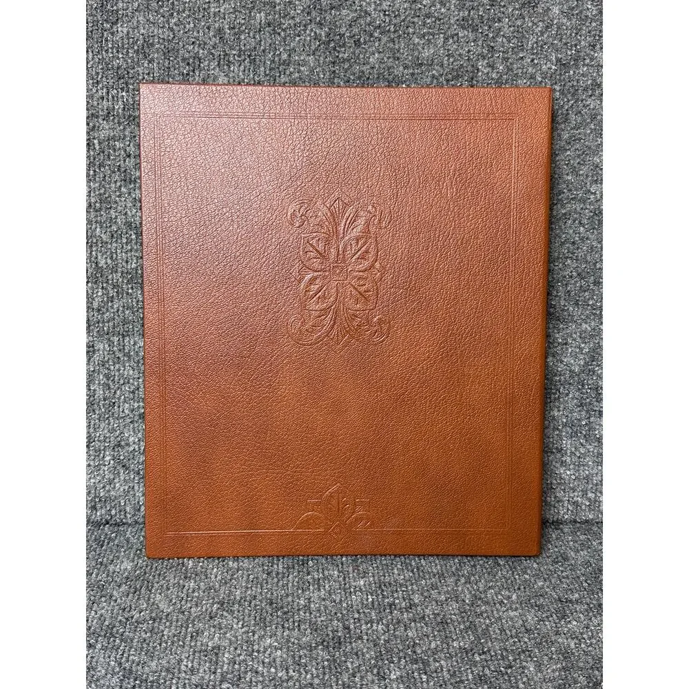 Hallmark embossed tooled faux leather photo album NEW post bound adhesive pages - Picture 9 of 11